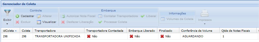 registro de colección